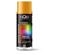 HQS Bombe de peinture acrylique, en aérosol, couleurs RAL, RAL 1007, jaune chrome