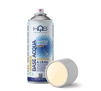 HQS Bombe de Peinture en aérosol 400ml Base d'eau Couleurs Ral (Ral 1015 Ivoire Clair)
