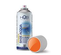 HQS Bombe de Peinture en aérosol 400ml Base d'eau Couleurs Ral (Ral 2004 Orange)