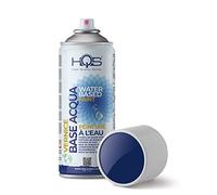 HQS Bombe de Peinture en aérosol 400ml Base d'eau Couleurs Ral (Ral 5013 Bleu Cobalt)