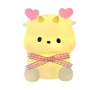 Hqunjikp Veilleuse en silicone pour chambre à coucher, veilleuse LED pour chambre d'enfant, veilleuse créative en forme d'animal pour