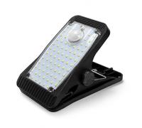 Hqynss Lampe Solaire Extérieur avec Détecteur de Mouvement, 1800mAh LED Solaire Étanche IP65, 3 Modes (Détection/Veilleuse/Continu) - Pour Jardin, Terrasse, Garage, Allée (Lumière Blanche)