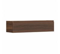HR meubles de salle de bain Matrix meuble sous lavabo - 120x44.8x30cm - façade 3D - 1 tiroir - sans poignée avec bande de prise - chêne foncé 75025601077