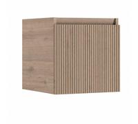 HR meubles de salle de bain Matrix XL meuble sous lavabo - 40x44.8x45cm - façade 3D - 1 tiroir - sans poignée avec bande de prise - charleston 75209302064