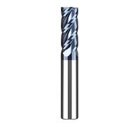 HRC55 Fraise 4 Flûtes Routeur Bit 1-12mm Carbure End Mill TiALN Enduit CNC Machine Fraisage Outils Fin Mills(Altian Coated,3.5xD4x9x50L)
