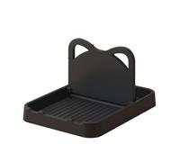 Hreyywo Repose-CuillèRe avec Support de Couvercle, Support de CuillèRe Pliable pour Comptoir de Cuisine, Support de Couvercle de Pot en Forme de Chat pour CuillèRes Noir
