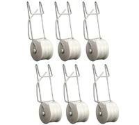 Hrippy 6pcs De Support De Tomate Set Trellis Roller Crochet avec 15m Vine Support String Rope Crop Trellis Kit pour Les Légumes De Vigne