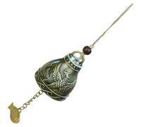 Hrippy Carillons Éoliens en Métal Antique, Cloches Suspendues, Dragon Chinois Classique Feng Shui, Carillon Porte-Bonheur, Ornement pour Décoration Extérieure De Jardin