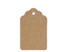 Hrlace Lot de 200 étiquettes en papier kraft - 3 x 5 cm - Avec trou pour ficelle ou pompon - Idéales pour un mariage, un cadeau de Noël, une fête