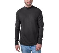 HRM Homme Premium Highneck Longsleeve Tees Taille 3XL Gris foncé - T-Shirt à Manches Longues Tendance pour Hommes 100% Coton, agréable à Porter, grammage de 200 g/m²