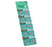 Hrtyvhin Lot de 10 piles alcalines AG10/LR1130 avec technologie anti-fuite haute capacité 1 5 V pour jouets de montre
