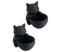 Hrtyvhin Pot de fleurs viande en forme de chaton pour la maison, décoration de bureau, pot de fleurs