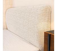 Hruile Housse de protection anti-poussière pour tête de lit | 120 x 80 x 20 cm, housse de protection anti-poussière, anti-rayures, lavable, élastique, tout compris, entièrement enveloppée