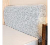 Hruile Housse de protection anti-poussière pour tête de lit | 120 x 80 x 20 cm, housse de protection anti-poussière, anti-rayures, lavable, élastique, tout compris, entièrement enveloppée
