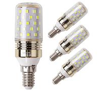 HRYSPN LED Ampoule de maïs E14 12W Candélabre ampoules 100W équivalent, Blanc Froid 6000K ampoules LED Lustre décoratifs, Pas de scintillement, Lot de 4