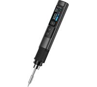 HS-02B Kit de fer à souder électrique portable 100 W – Outils de soudage à température réglable avec écran IPS