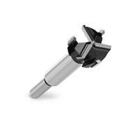 hsawbit Foret Forstner 25 mm à bois avec tige ronde - 1 unité, Foret Forstner pour bois, panneaux d'aggloméré, panneaux de fibres