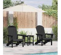 HSF®Mobilier de jardin - anticorrosion - Fauteuil de bistrot, lounge 2 pcs, Noir 74 x 82 x 90 cm - 74x82x90 cm pxo66944