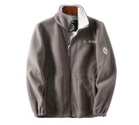 HshDUti Veste polaire classique à fermeture éclair intégrale - Idéal pour le sport, le travail et les loisirs - Veste polaire d'extérieur pour homme - Haut en polaire d'hiver chaud pour homme - Veste
