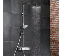 HSK AquaSwitch RS 200 Colonne de douche en applique avec mitigeur thermostatique, 1001900-KB10-07,