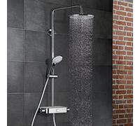 HSK AquaSwitch RS 200 Colonne de douche en applique avec mitigeur thermostatique, 1001900-KB5-07,