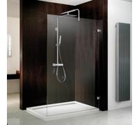 HSK Atelier Pur élément vitré Walk In sans cadre AP.75, jusqu'à 1200x2000mm, butée à droite, AP.75-R-90-50, Cabines de douche: aspect inox : transparent ESG