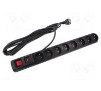 HSK DATA ACAR-S8-RACK-5M-BLACK Bloc PC