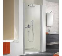 HSK Exklusiv porte tournante pour niche, dimensions : 100 x 200 cm, butée à droite, 401100-R-SO-50edelglas, Cabines de douche: Couleurs spéciales : ESG clair avec verre noble