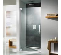 HSK K2P porte battante pour niche, dimensions : 90,0 x 200,0 cm, charnière de porte sur le côté gauche, 2102090-L-41-50, Cabines de douche: Aspect chromé : ESG clair
