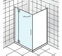 HSK K2P Porte pivotante, avec élément fixe, pour paroi latérale, 2170080-41-500#Li,