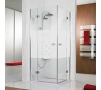 HSK Premium Softcube Porte pivotante, avec élément fixe, pour accès d'angle, 6820015-41-100#200,