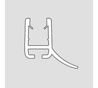 HSK Profilé d’étanchéité de rechange (côté droit) pour verre de 6 mm d’épaisseur, E100059-6-4-R,