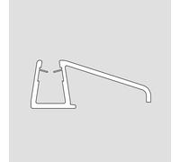 HSK Profilé hydrofuge de rechange pour une épaisseur de verre de 8 mm, E100058-8-1,