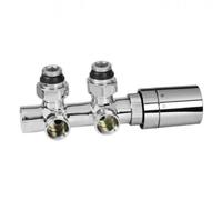 HSK Raccord central mural Set de robinetterie d'angle, 89082902, Couleur: chrome