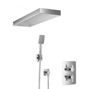 HSK Shower-Set 2.04 Softcube, avec traverse de pluie, chromé, 1002204-KB20
