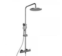 HSK Shower-Set modèle RS 200 Mix, avec mitigeur monocommande, 1006500KB4, Exécution: avec pomme de douche ronde, plate, Ã300 mm, hauteur 8mm