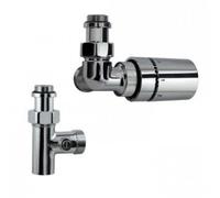 HSK version kit de fonctionnement mixte gauche, vanne de départ, tête thermostatique, clapet anti-retour spécial, 890836