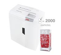 HSM Destructeur de documents shredstar X6pro 6 feuilles coupe particules 2 x 15 mm niveau 4