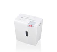 HSM shredstar X5 Destructeur de documents degré de sécurité 3, 5 feuilles coupe en particules Blanc/Argent