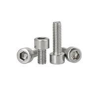 HSQPMGPRJ Vis À Douille Cylindrique Hexagonale Lisse Et Non Moletée, en Acier Inoxydable 304, Petit Diamètre De Tête, 20 50 Pièces, M2.5 M3 M4