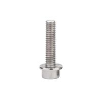 HSQPMGPRJ Vis À Tête Creuse Bride en Acier Inoxydable 304 A2, M8 M10 M12, avec Boulons De Rondelle, Longueur 5mm-60mm, 1 3 Pièces(12mm,M8-3pcs)