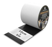 HSS Bande d'étanchéité autocollante en EPDM-butyle renforcée, 10 cm x 5 m | 1,3 mm - pour réparer les fissures, les joints et les surfaces sur de nombreux supports.