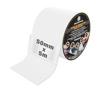 HSS Bande Étanchéité Réparation Toit Gouttière Zinc Autocollante | Adhère sur tuile, EPDM, PVC, béton, bois, alu - toiture plate, abri de jardin, garage, caravane. Souple jusqu'à -40 °C.