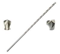 HSS-G Foret hélicoïdal extra long Ø 2 à 13 mm DIN 1869 - Foret à métal affûté pour perçage profond - Foret universel pour métal, cuivre, laiton, aluminium, bois et plastiques (Ø 13 x 295 mm)