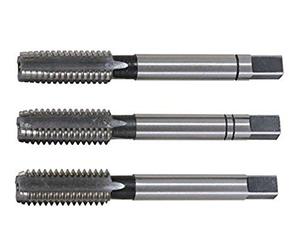 HSS hand drill tap set M, 3 pcs, M2,5x0,45