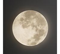 HSTBLEOO Moon Wall Lights For Bedroom Dimmable LED Wall Sconce Mount Contemporary Large Hallway Wall Lighting Decorate Bedside(Diameter 38CM)