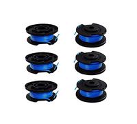 Hsthe Sea Lot de 6 bobines de fil de rechange Ryobi Trimmer, diamètre 1,65 mm (0,065 "), à appliquer à Ryobi One+ AC14RL3A, Ryobi 18 V, 24 V et 40 V sans fil Trimmer