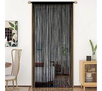 HSYLYM Rideau Fil Macramé Anti Mouche Exterieur Fenetre 90x245 cm (LxH) | Décoration Moderne,Décoration D’Intérieur,Habillage De Fenêtre,Amovible Et Réutilisable,Fabriqué À 100 % Polyester