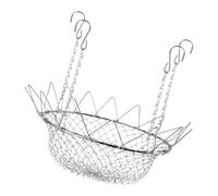 Hsyzygian Support universel pour pots de fleurs pour intérieur et extérieur - Convient aux conteneurs de 30,5 à 45,7 cm avec chaîne réglable pour pots de fleurs