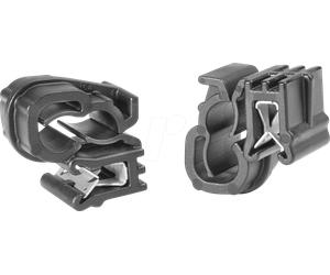 HT 151-04010 - Clip de bord, nomØ=5.8 - 6.8 mm, noir